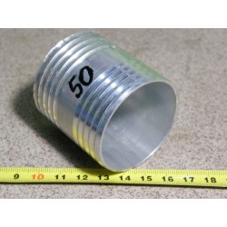 Łącznik aluminiowy prosty Fi 50