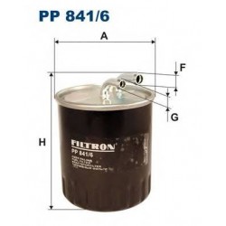 Filtr paliwa PP841/6 zastąpiony PP840/6 PP989/2