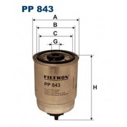 Filtr paliwa PP843 zam. PDS42 PDS51